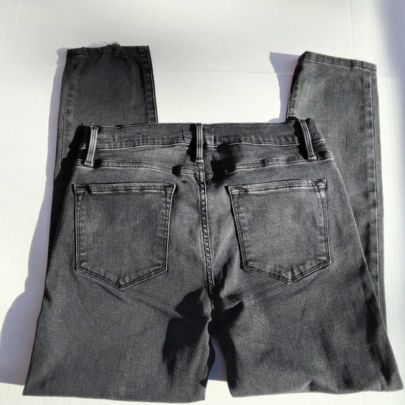 FRAME Le High Skinny Jeans Black Size 28 - Picture 5 of 12